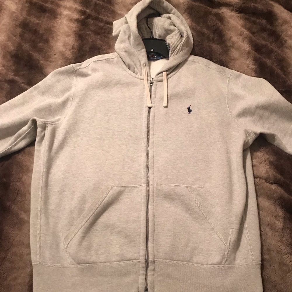Gray Ralph Lauren Hoodie
